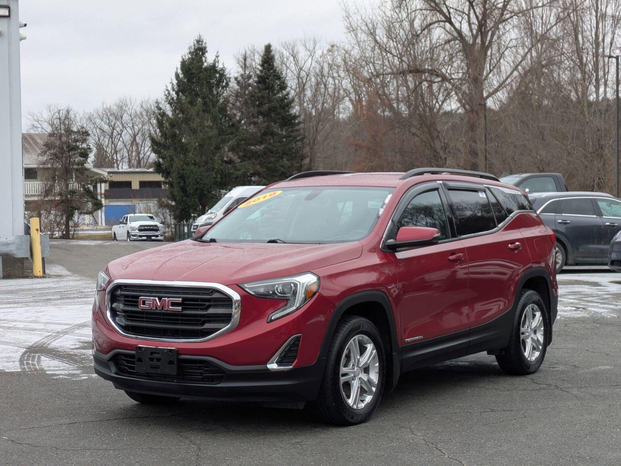 Used 2019 GMC Terrain SLE with VIN 3GKALTEV4KL220852 for sale in Brattleboro, VT