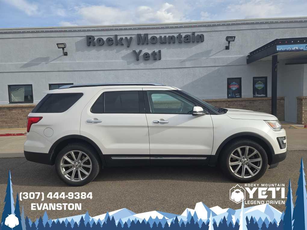Used 2016 Ford Explorer Limited with VIN 1FM5K8F89GGA37797 for sale in Jackson, WY