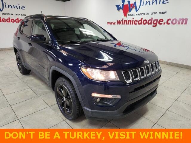 Used 2018 Jeep Compass Latitude with VIN 3C4NJDBB6JT161398 for sale in Winnie, TX