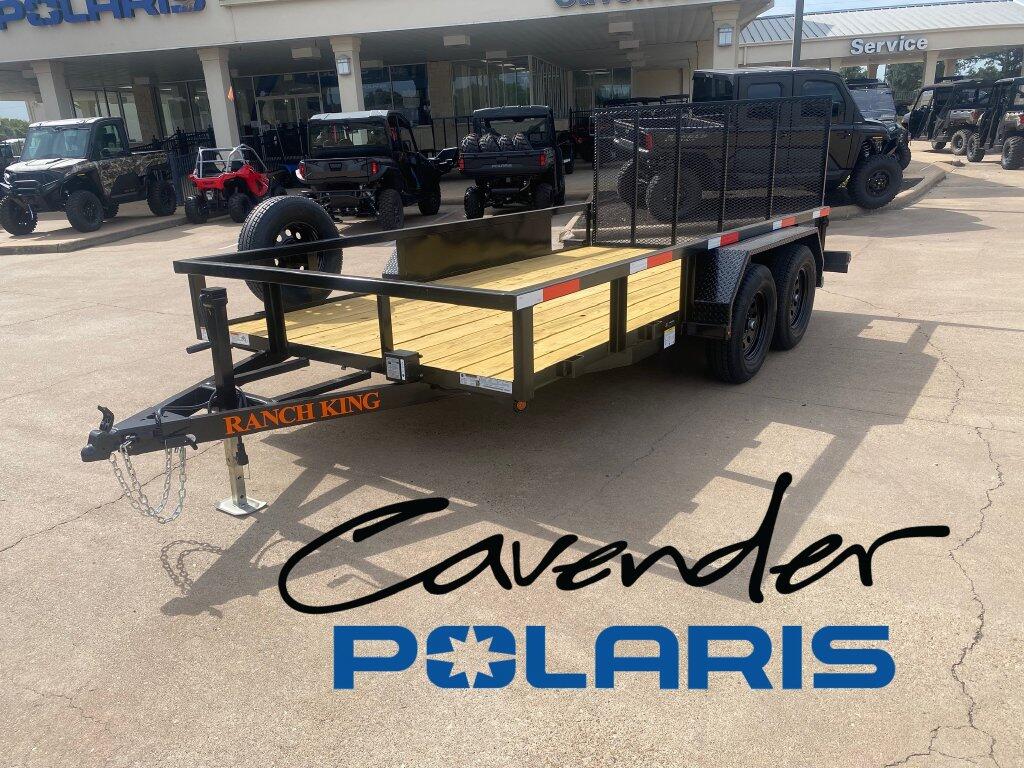 2026 Ranch King TC Series Tandem Axle Utility Trailer 7000# GVWR TC14610-70EFMR