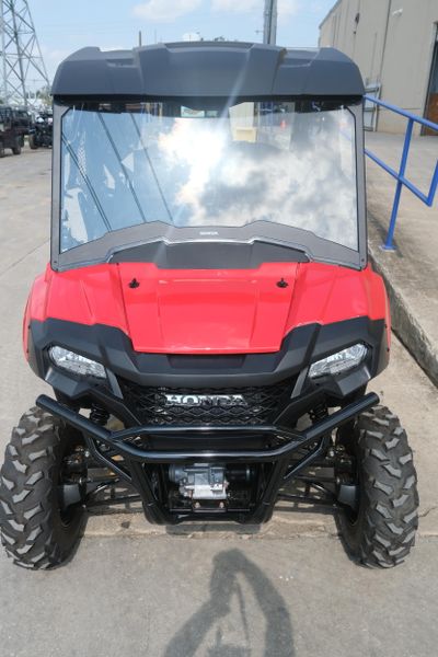 NEW 2026 HONDA PIONEER 7004  in a HERO RED exterior color. Family PowerSports (877) 886-1997 familypowersports.com