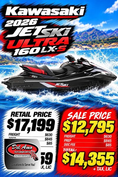 New 2026 Kawasaki JET SKI ULTRA 160LX-S Image 1