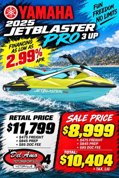 New 2025 Yamaha JETBLASTER PRO (3UP) Image 1