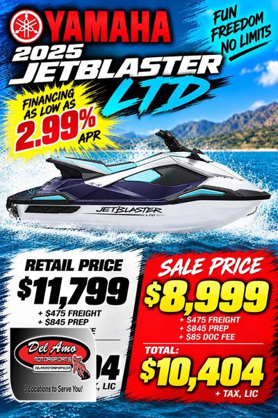 New 2025 Yamaha JETBLASTER LTD Image 1