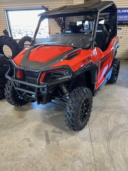 2024 Polaris GENERAL 1000 Premium in a Orange exterior color. Genuine RV & Powersports (936) 569-2523 