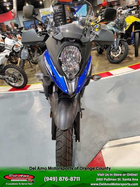 2024 Suzuki DL650XAAM4  in a BLUE/WHITE exterior color. Del Amo Motorsports of Orange County (949) 416-2102 delamomotorsports.com 