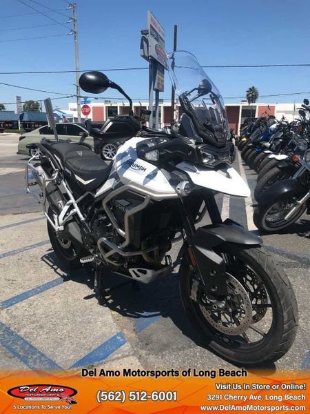 2022 Triumph TIGER 900  in a WHITE exterior color. Del Amo Motorsports of Long Beach (562) 362-3160 delamomotorsports.com 