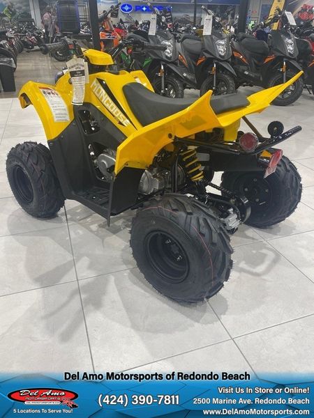 2021 KYMCO MONGOOSE 70S  in a YELLOW exterior color. Del Amo Motorsports of Redondo Beach (424) 304-1660 delamomotorsports.com 