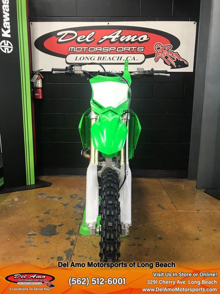 2024 Kawasaki KX252CRFAN-GN2  in a LIME GREEN exterior color. Del Amo Motorsports of Long Beach (562) 362-3160 delamomotorsports.com 