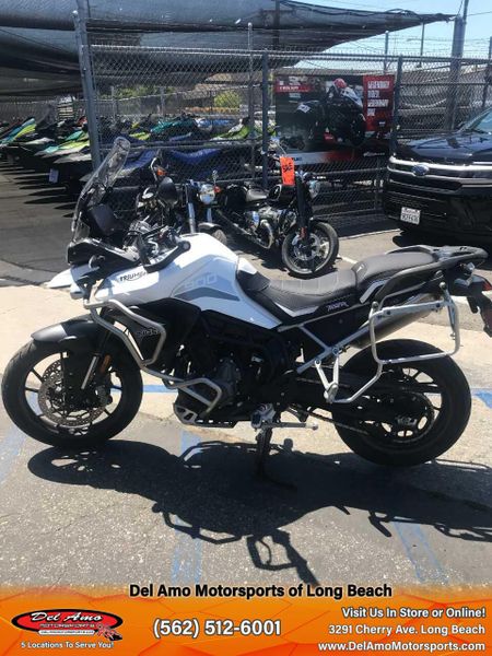 2022 Triumph TIGER 900  in a WHITE exterior color. Del Amo Motorsports of Long Beach (562) 362-3160 delamomotorsports.com 