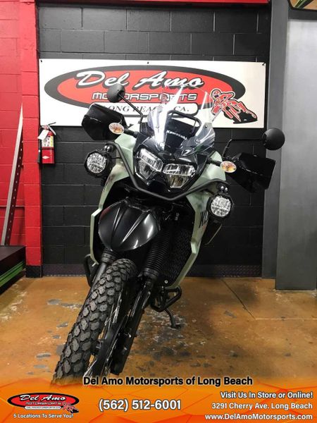 2024 Kawasaki KL650HRFAL-GN1  in a PEARL MATTE SAGE GREEN exterior color. Del Amo Motorsports of Long Beach (562) 362-3160 delamomotorsports.com 