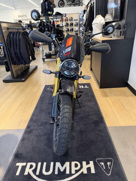 2026 Triumph Scrambler 400 XC - STORM GREY - WITH CUSTOM EXHAUST