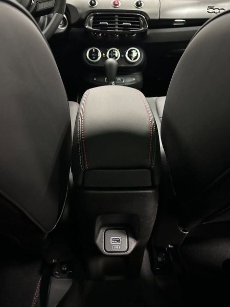2022 Fiat 500X Sport AWD w/Sunroof in a Nero Cinema (Black Clear Coat) exterior color and Black Heated Seatsinterior. Schmelz Countryside Alfa Romeo and Fiat (651) 968-0556 schmelzfiat.com 