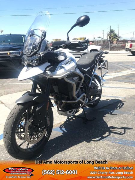 2022 Triumph TIGER 900  in a WHITE exterior color. Del Amo Motorsports of Long Beach (562) 362-3160 delamomotorsports.com 