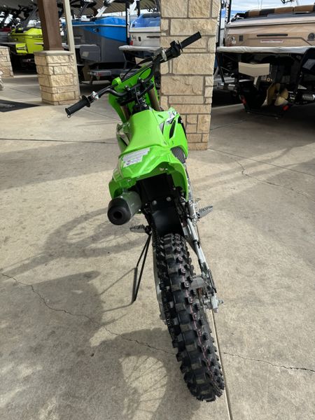 2024 KAWASAKI KLX 140R F in a LIME GREEN exterior color. Family PowerSports (877) 886-1997 familypowersports.com 