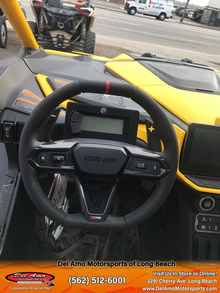 2024 Can-Am 7ARA  in a CARBON BLACK & NEO YELLOW exterior color. Del Amo Motorsports of Long Beach (562) 362-3160 delamomotorsports.com 