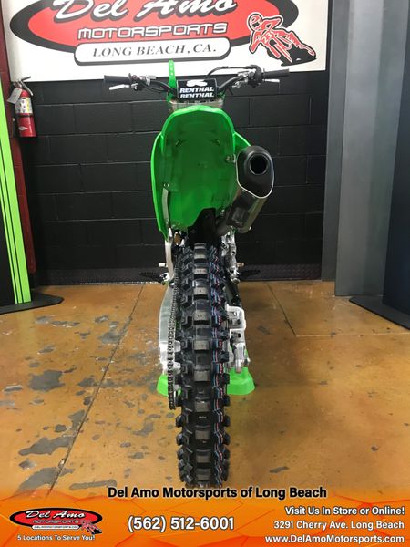 2024 Kawasaki KX252CRFAN-GN2  in a LIME GREEN exterior color. Del Amo Motorsports of Long Beach (562) 362-3160 delamomotorsports.com 