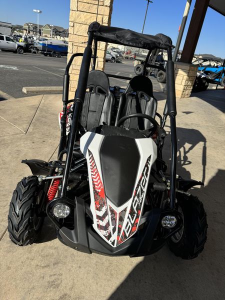 2022 TRAILMASTER BLAZER 200EX WHITE  in a WHITE exterior color. Family PowerSports (877) 886-1997 familypowersports.com 