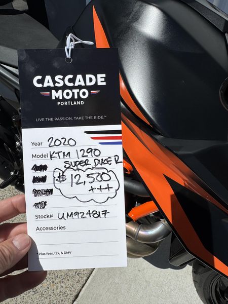 2020 KTM Super Duke 1290 R 
