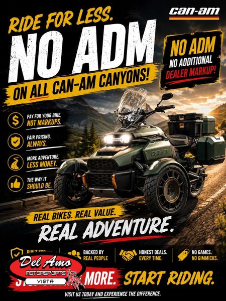 New 2025 Can-Am CANYON XT Image 1