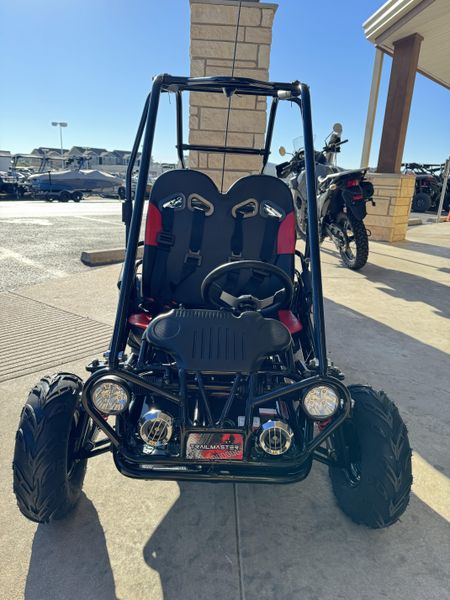 2024 TRAILMASTER MINI XRXR BLACK  in a BLACK exterior color. Family PowerSports (877) 886-1997 familypowersports.com 