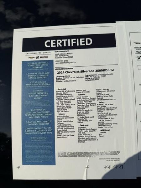 2024 Chevrolet Silverado 2500HD LT photo 16