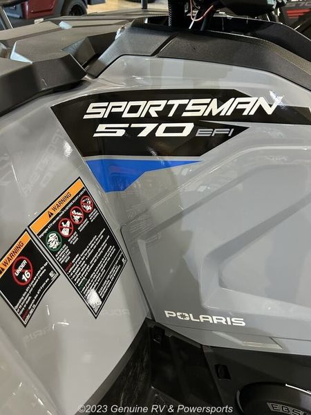 2024 Polaris Sportsman 570 Premium in a Storm Gray exterior color. Genuine RV & Powersports (936) 569-2523 