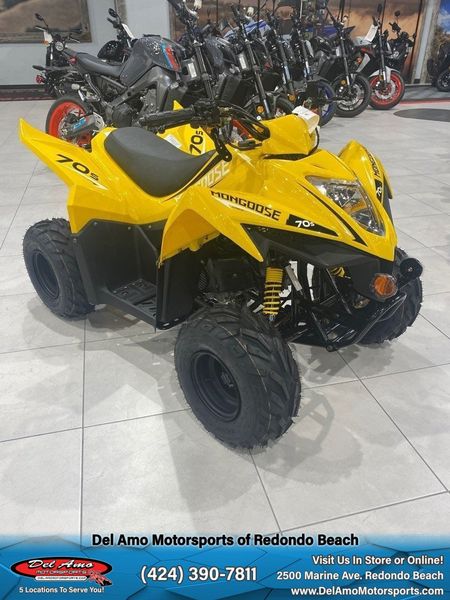 2021 KYMCO MONGOOSE 70S  in a YELLOW exterior color. Del Amo Motorsports of Redondo Beach (424) 304-1660 delamomotorsports.com 