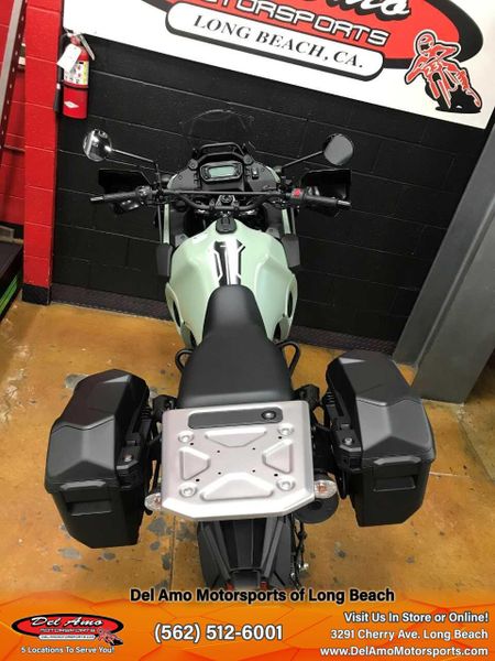 2024 Kawasaki KL650HRFAL-GN1  in a PEARL MATTE SAGE GREEN exterior color. Del Amo Motorsports of Long Beach (562) 362-3160 delamomotorsports.com 