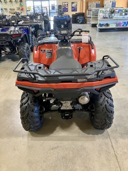 2024 Polaris Sportsman 450 H.O. EPS in a Orange exterior color. Genuine RV & Powersports (936) 569-2523 