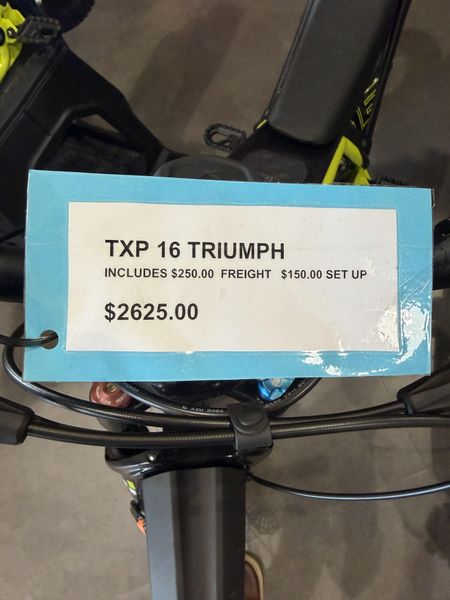 New 2026 Triumph TXP16 