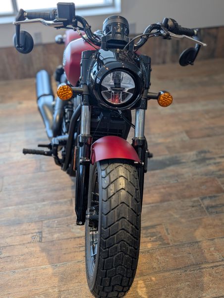 2025 Indian Motorcycle Scout Bobber Limited + Tech Sunset Red Smoke Image 5