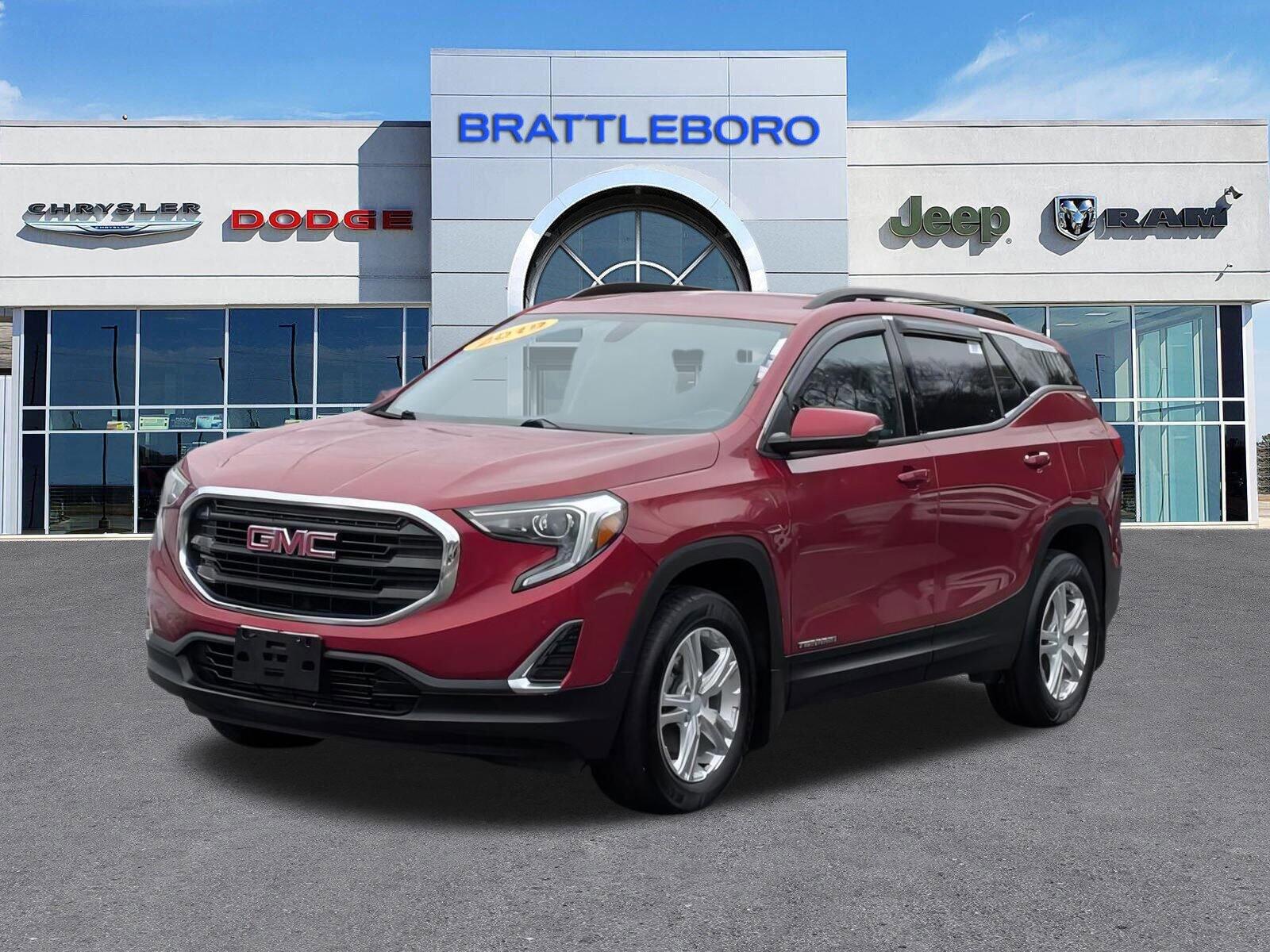 Used 2019 GMC Terrain SLE with VIN 3GKALTEV4KL220852 for sale in Brattleboro, VT