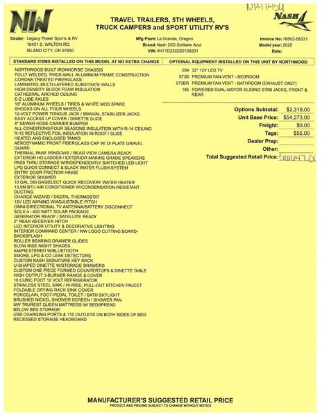 New 2025 NASH 23D Image 23