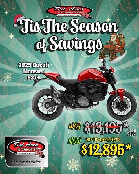 New 2025 Ducati MONSTER 937+ 