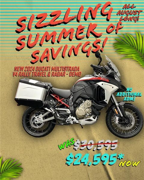 New 2024 Ducati MULTISTRADA V4 RALLY TRAVEL & RADAR - DEMO Image 1