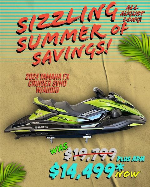 New 2024 Yamaha FX CRUISER SVHO W/AUDIO Image 1