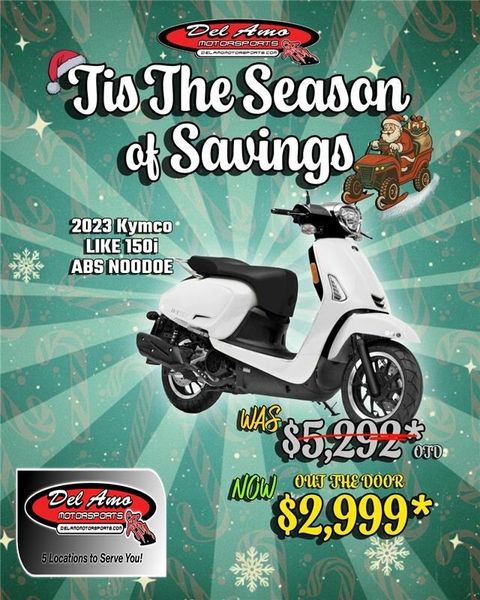 New 2023 Kymco LIKE 150I ABS NOODOE 