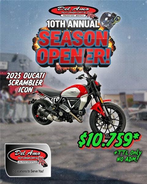 New 2025 Ducati SCRAMBLER 800 ICON 