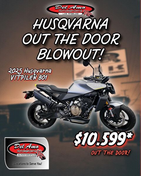 New 2025 Husqvarna VITPILEN 801 Image 1