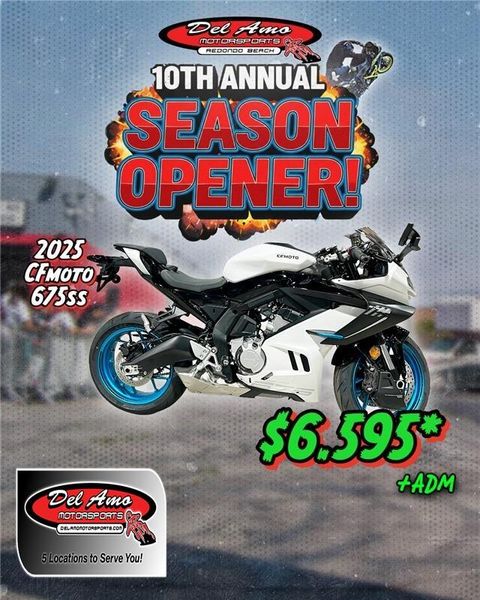New 2025 CFMOTO 675SS 