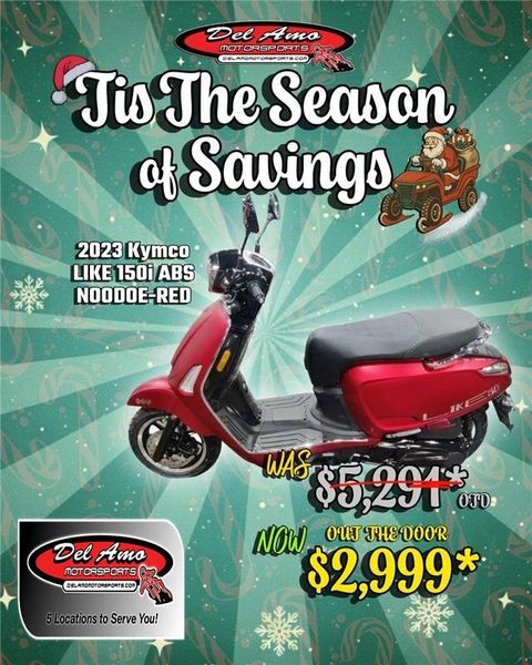 New 2023 Kymco LIKE 150i ABS NOODOE 