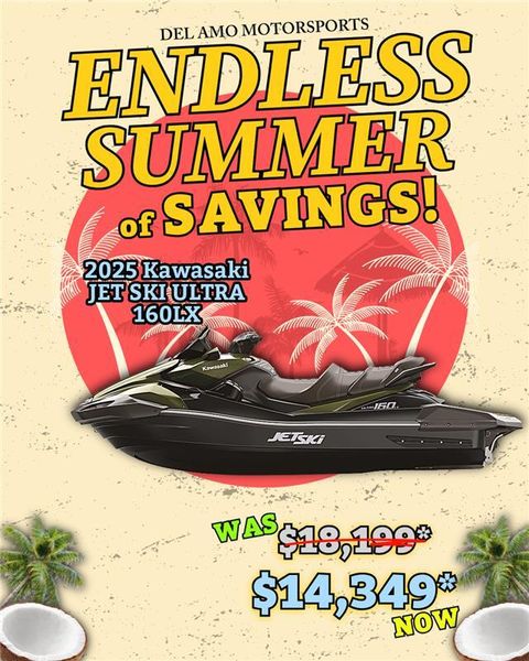 New 2025 Kawasaki JET SKI ULTRA 160LX 