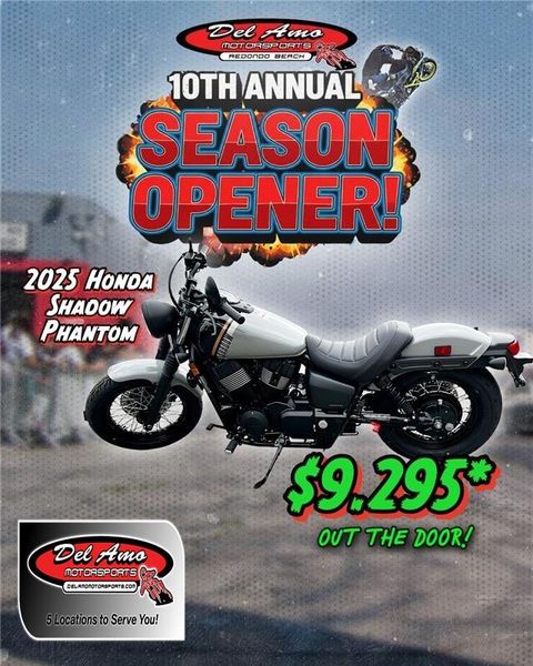 New 2025 Honda SHADOW PHANTOM 