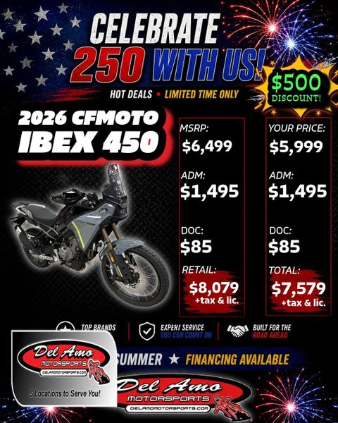New 2026 CFMOTO IBEX 450 Image 1