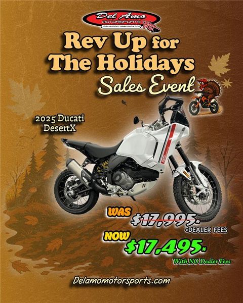 New 2025 Ducati Desertx 