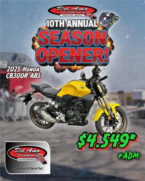 New 2025 Honda CB300R ABS Image 1