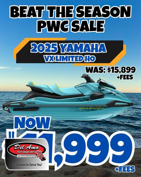 New 2025 Yamaha VX LIMITED HO Image 1