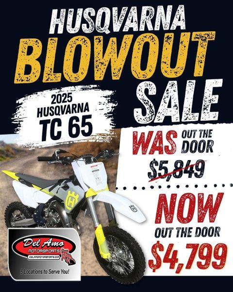New 2025 Husqvarna TC 65 Image 1
