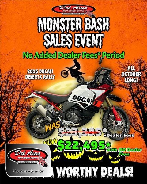 New 2025 Ducati DESERTX RALLY 